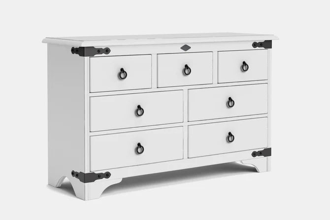 Nordic 7 Drawer Lowboy