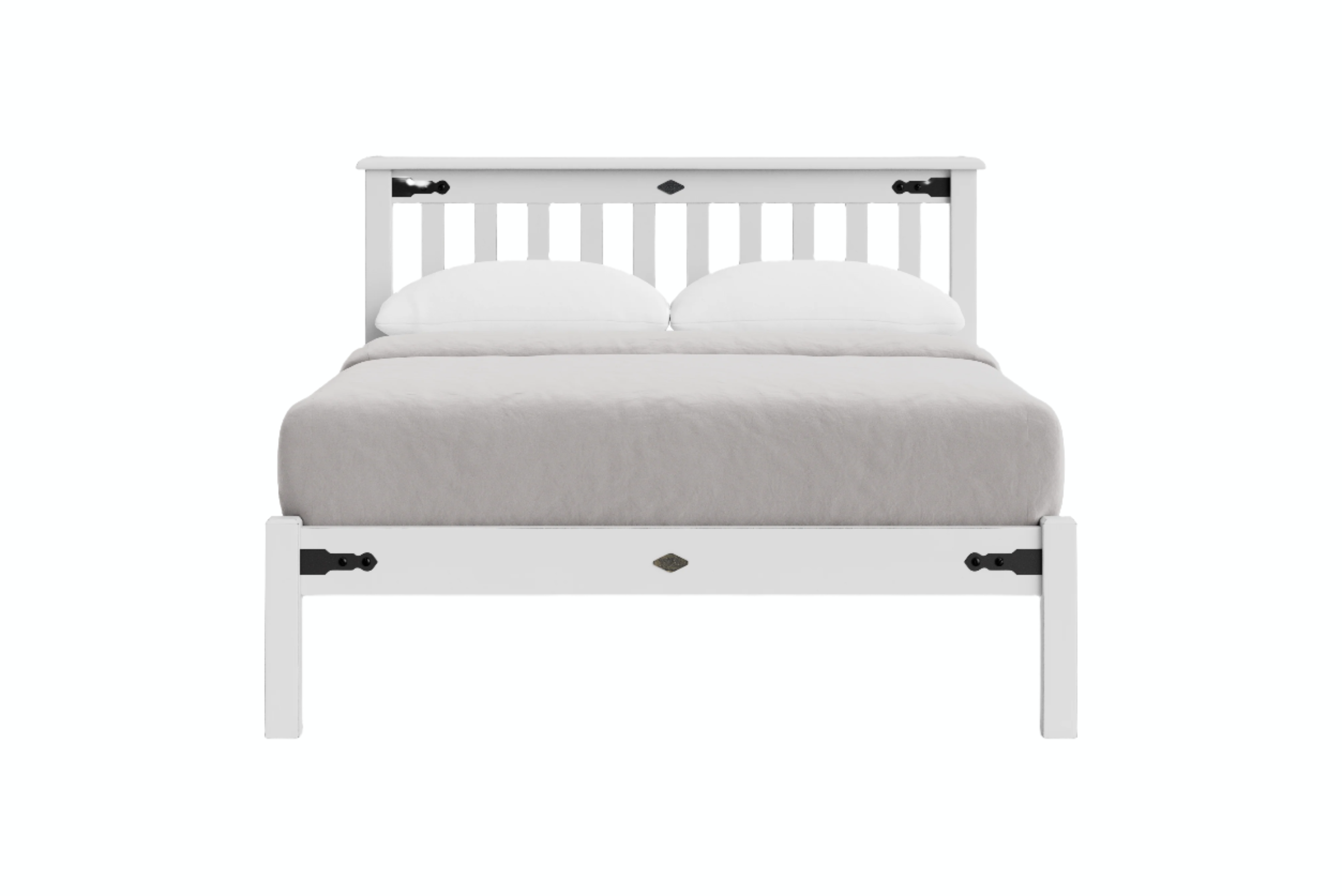 Nordic Low Foot Slatted Bed Frame