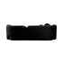 Seattle 3 Seat Sofa - Black Velvet