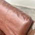 Hans Mid-Century leather Armchair - Rustic Brown