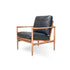 Hans Mid-Century Armchair - Black