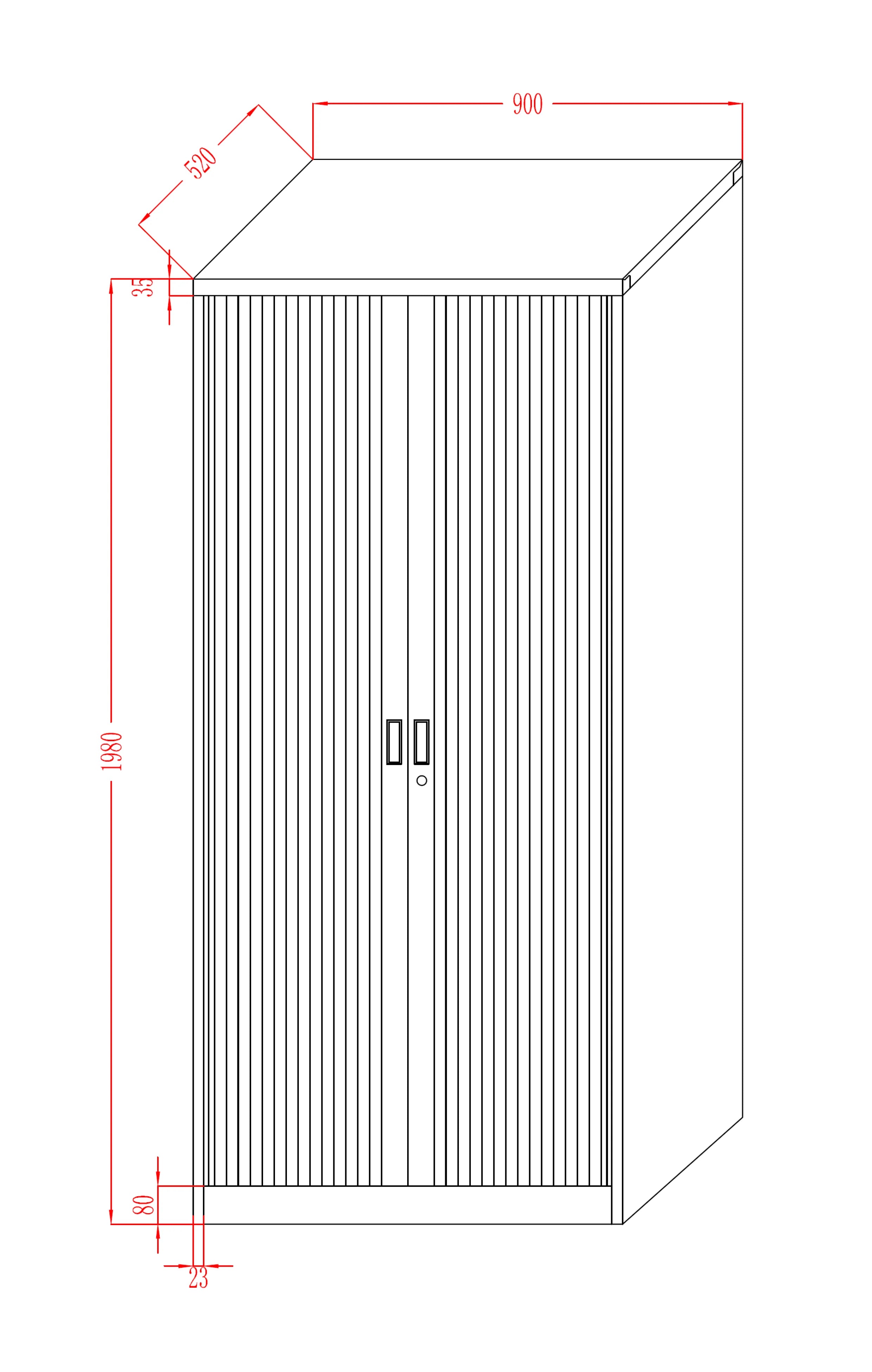 Tambour Cupboard