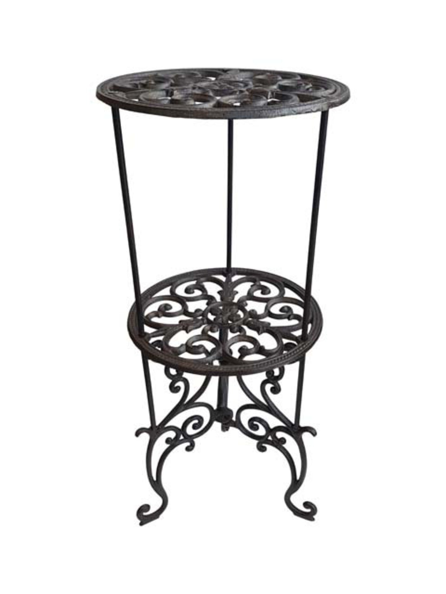 Scroll 2 Tier Console Table - Indoor/Outdoor