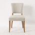 Ezra Dining Studded Chair - Natural Linen