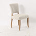 Ezra Dining Studded Chair - Natural Linen