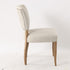 Ezra Dining Studded Chair - Natural Linen