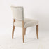 Ezra Dining Studded Chair - Natural Linen