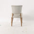 Ezra Dining Studded Chair - Natural Linen