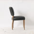 Ezra Leather Studded Dining Chair - Black