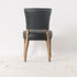 Ezra Leather Studded Dining Chair - Black