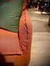 Oasis Washed Linen Sofa Right - Rust