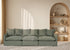 Oasis Washed Linen Dream Sofa Centre - Olive