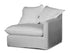 Oasis Washed Linen 3 Seat Modular Slip Cover Sofa - Natural