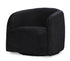 Casper Boucle Swivel Chair - Black