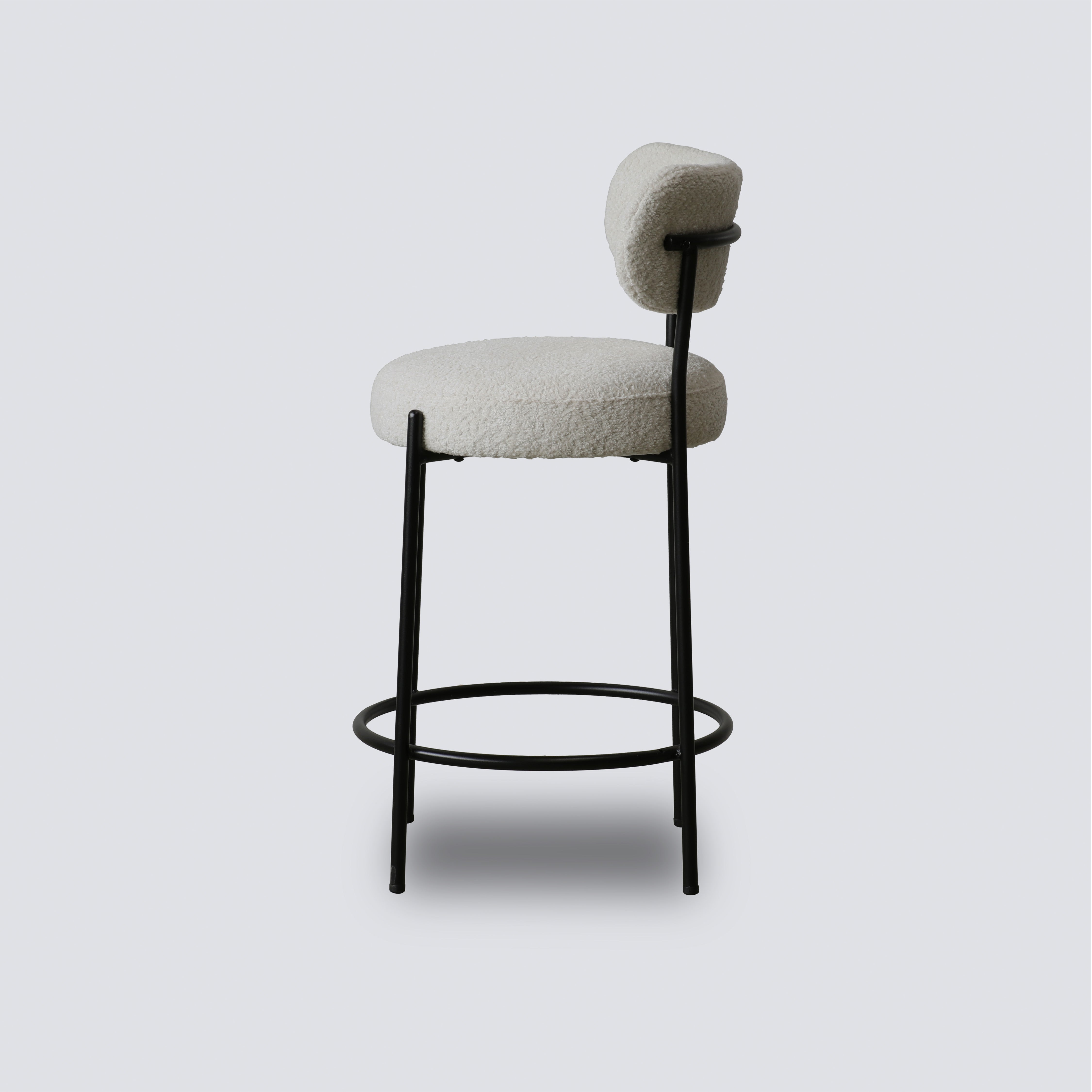 Oscar Boucle Barstool