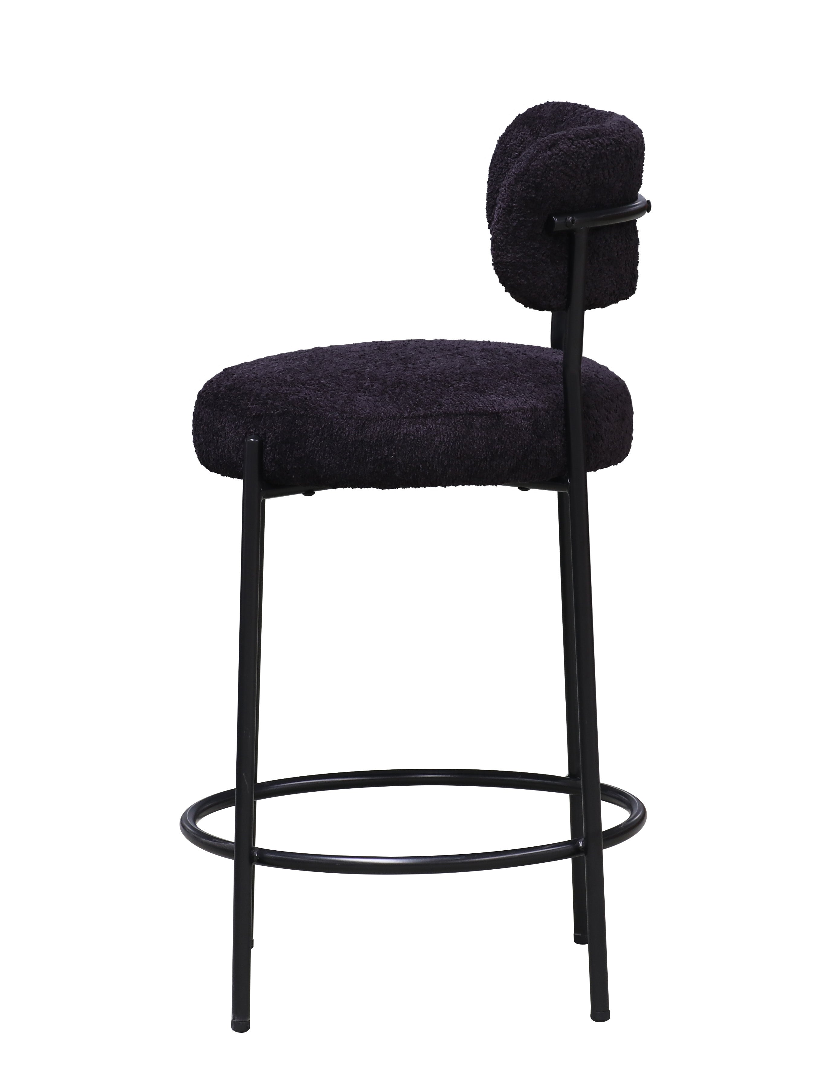 Oscar Boucle Barstool