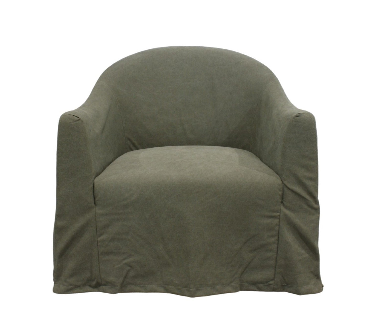 Elisee Slip Cover Sofa Chair - Forest Green