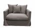 Luxe Slip Cover Sofa Chair - Gray