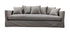 Luxe Slip Cover Sofa 4 Seater - Gray