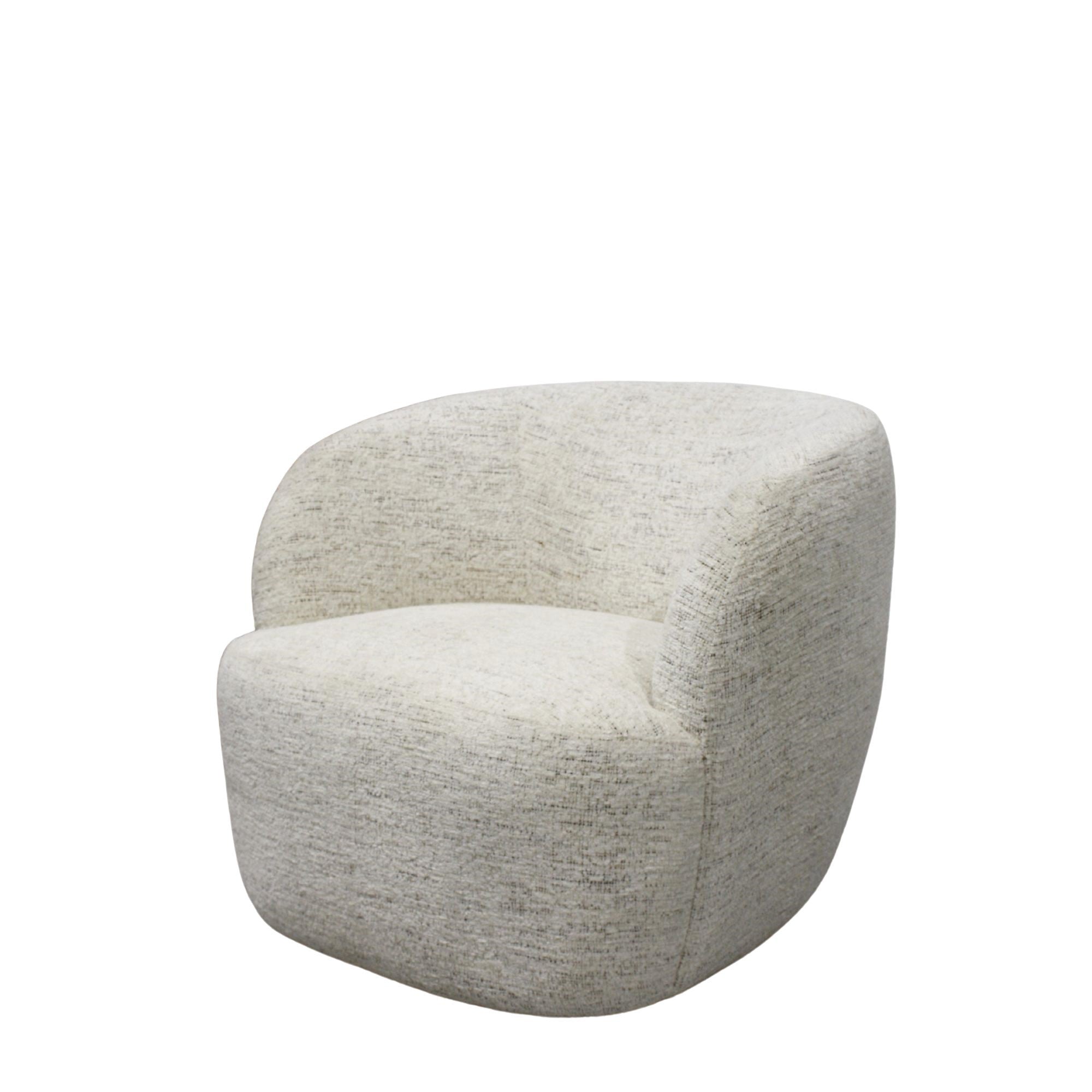 Jenny Swivel Chair - Cream