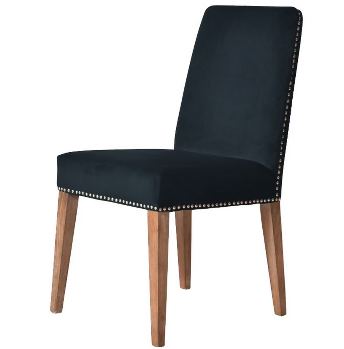 Pascal Dining Chair - Navy Blue Velvet