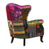 Dorset Patchwork Armchair with Ottoman