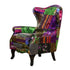 Dorset Patchwork Armchair with Ottoman