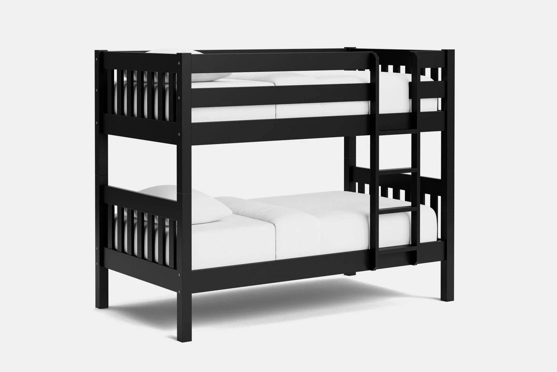 Peri Bunk Bed with 2 Mattress - Black