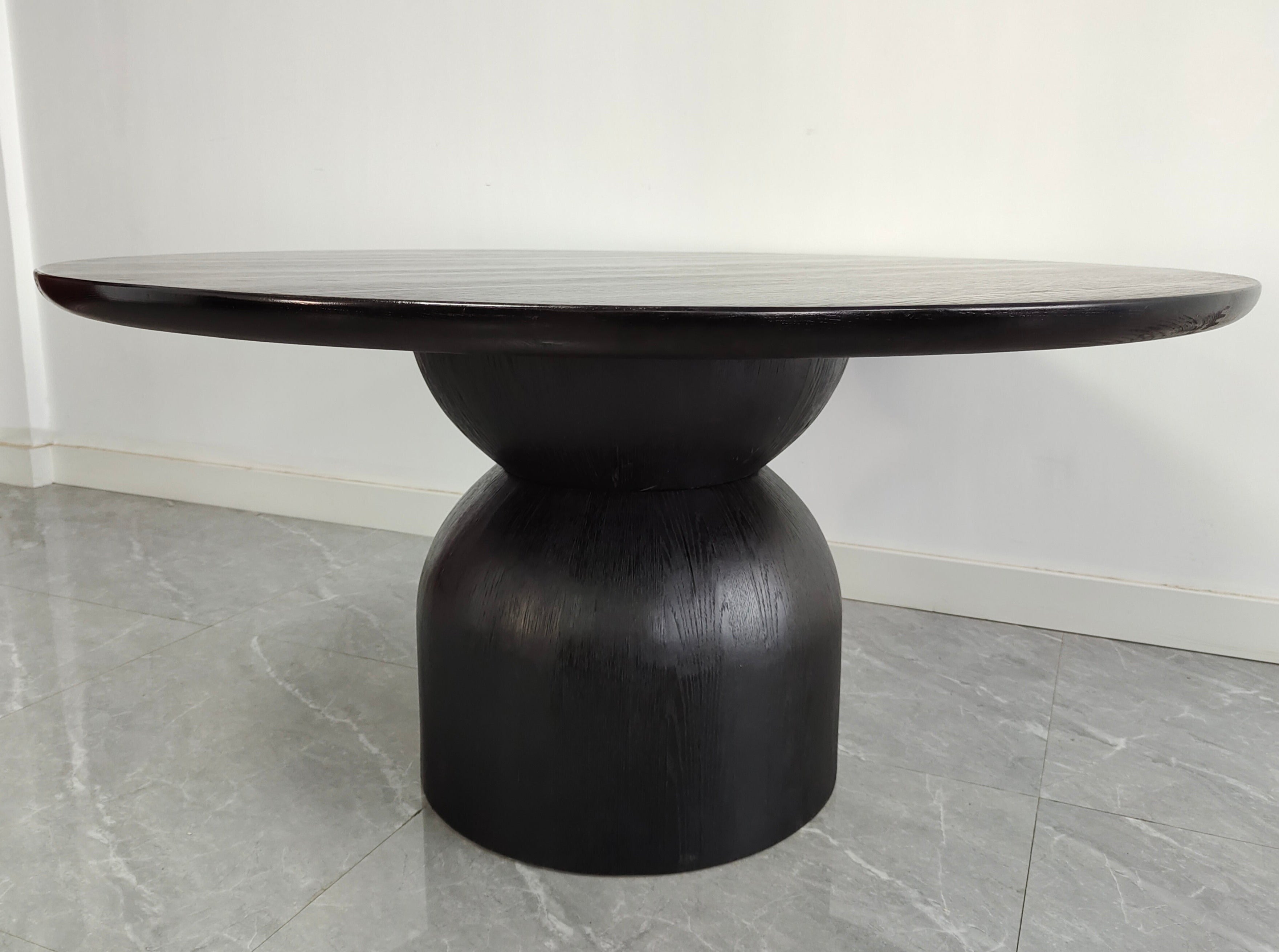 Byron Round Dining Table - Black