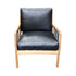 Wilson Leather & Teak Armchair