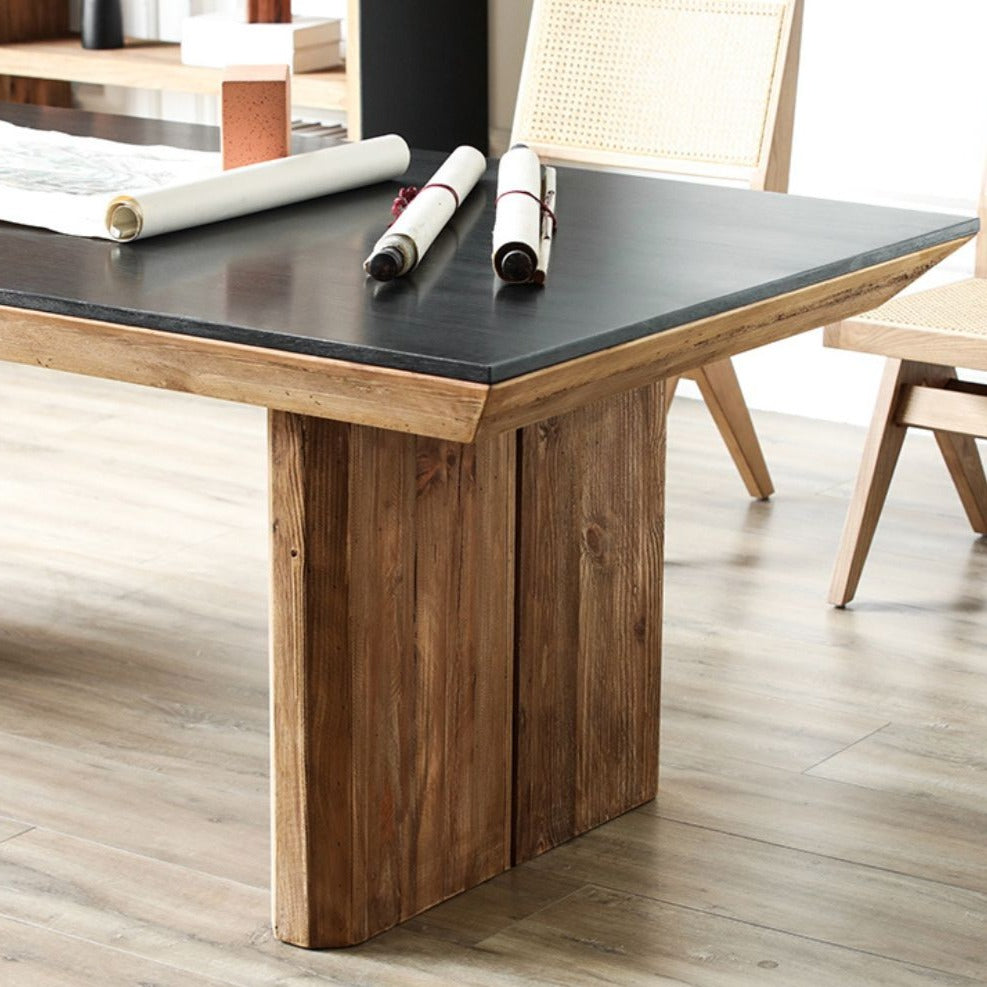 Danika Pine Tapered Dining Table 240cm