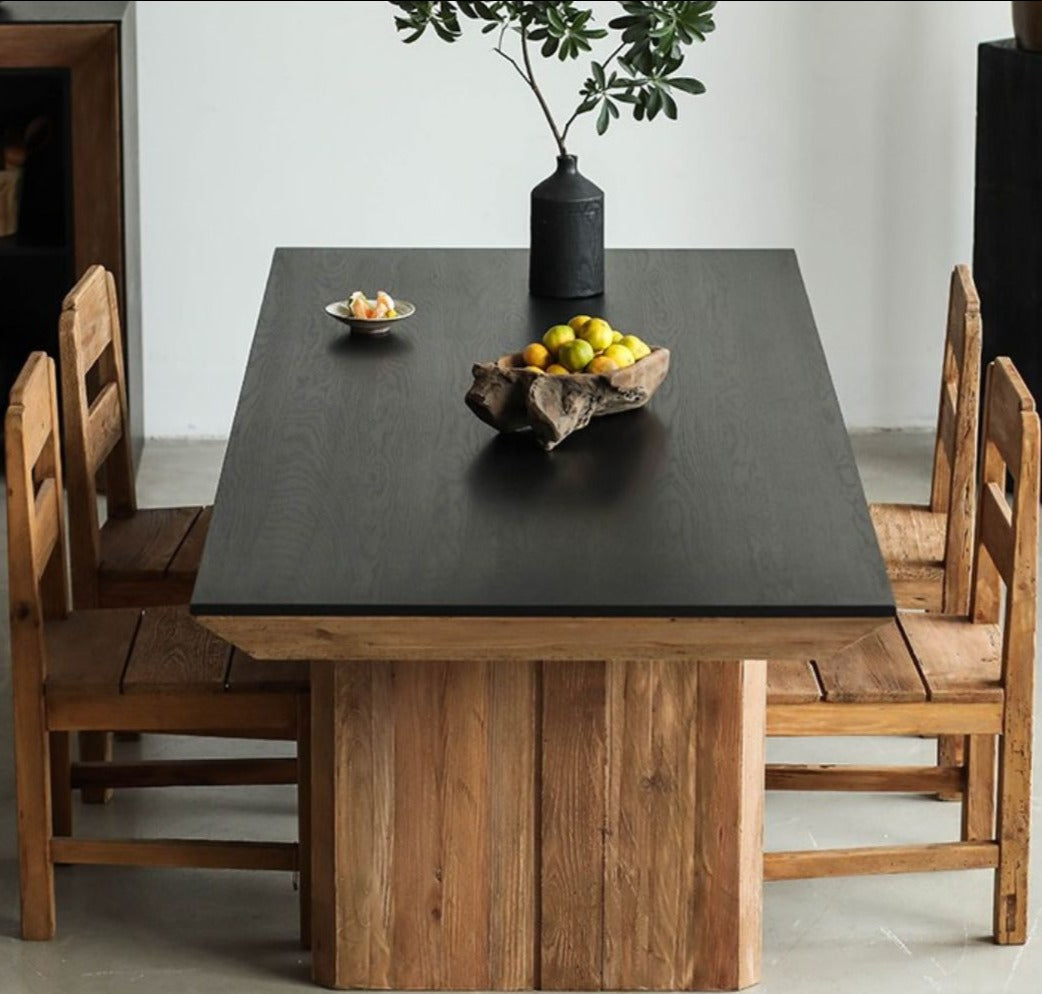 Danika Pine Tapered Dining Table 240cm