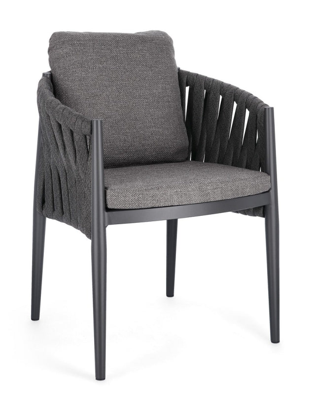 Redmond Outdoor Dining Chair - Charcoal