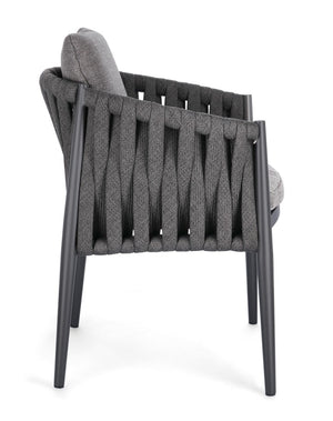 Redmond Outdoor Dining Chair - Charcoal