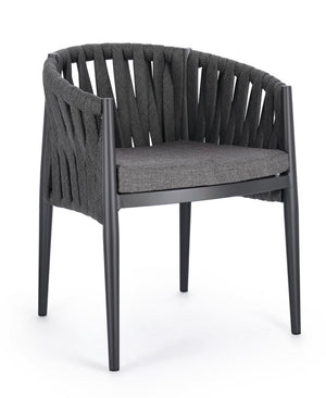 Redmond Outdoor Dining Chair - Charcoal