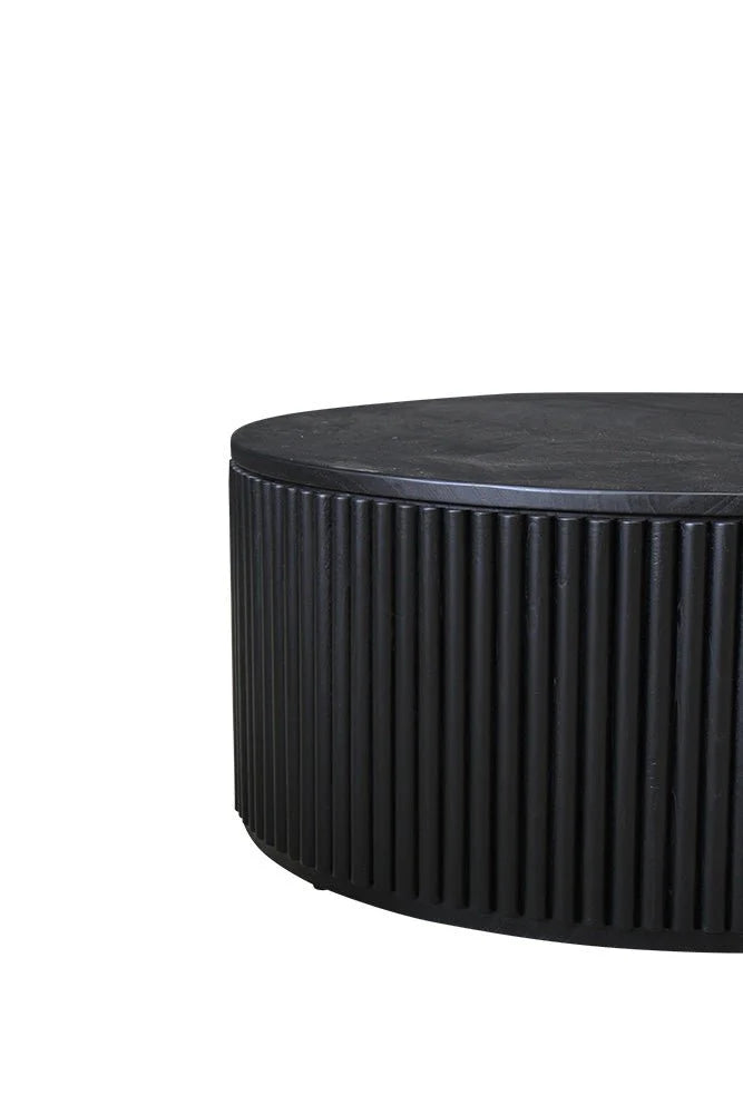 Remy Round Coffee Table - Black