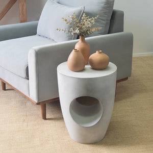 Riviera Side Table - Stone