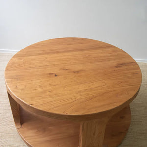 Coastline Drum Elm Coffee Table