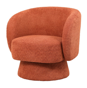 Boston Swivel Chair - Rust