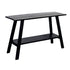 Rustico Console Table - Reclaimed Teak - Black