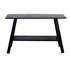 Rustico Console Table - Reclaimed Teak - Black