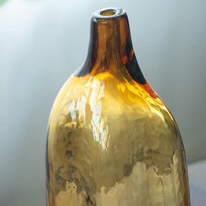 Yellow Bottle Vase