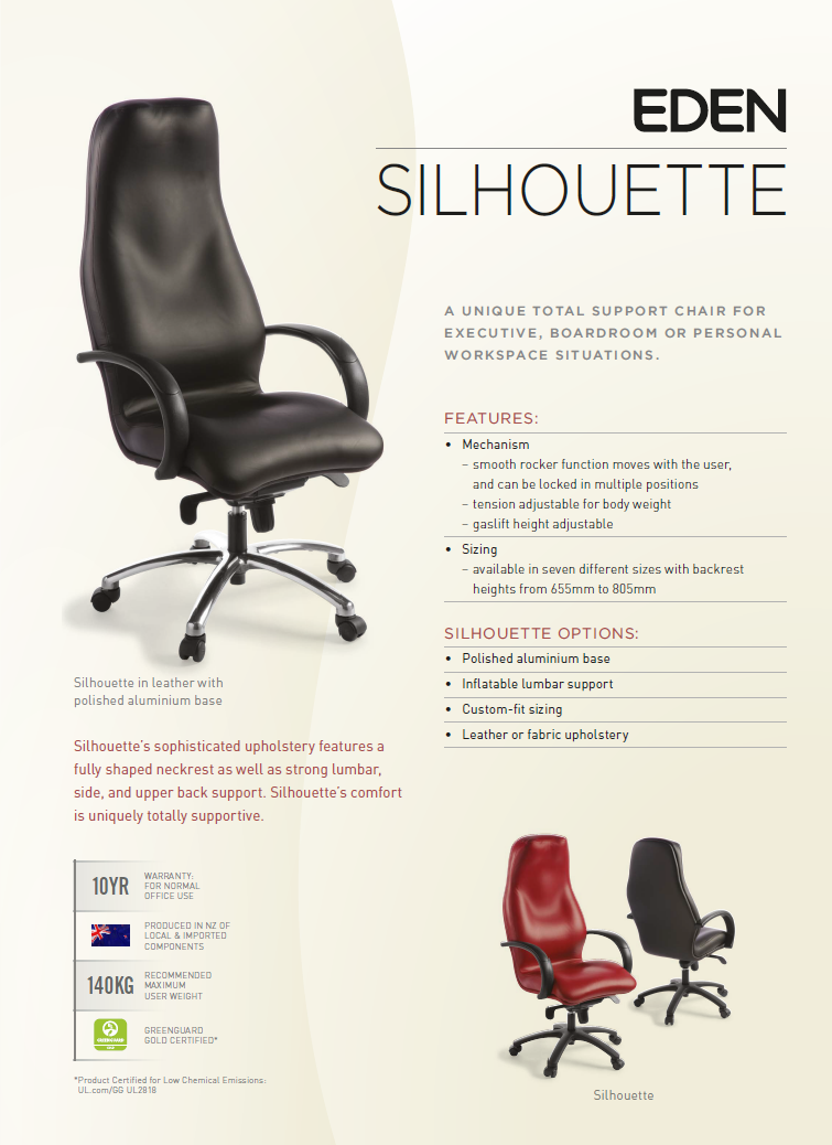 Silhouette Executive Chair - Tan