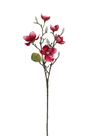 Wild Magnolia Spray 66cm Pink