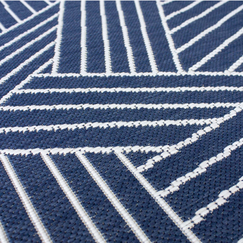 Sunset Indoor/Outdoor Weave Navy Rug