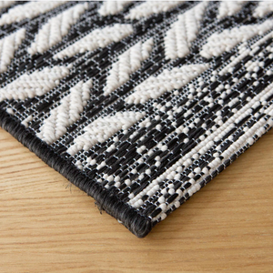 Devonport Indoor/Outdoor Braid Black Rug 200x290