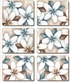 Placemats Ocean Frangipani 36.5x27.5 cm