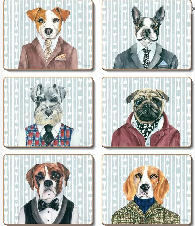 Placemats Dogs Dinner 36.5x27.5 cm