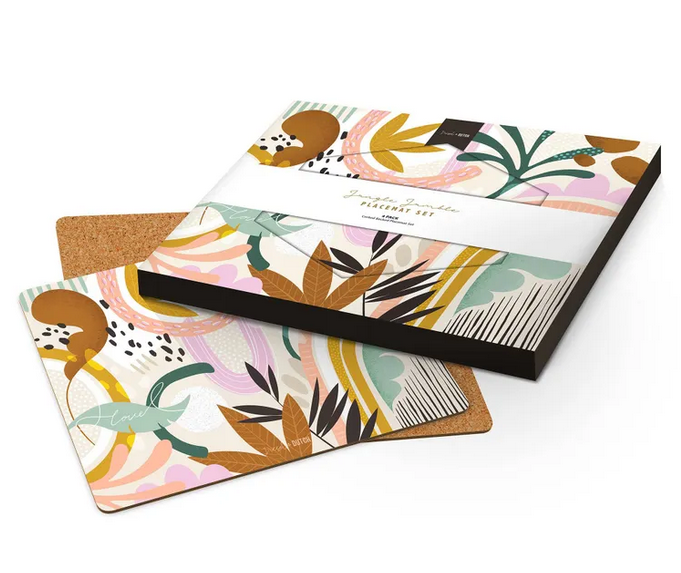 Jungle Jumble Placemats Set/4