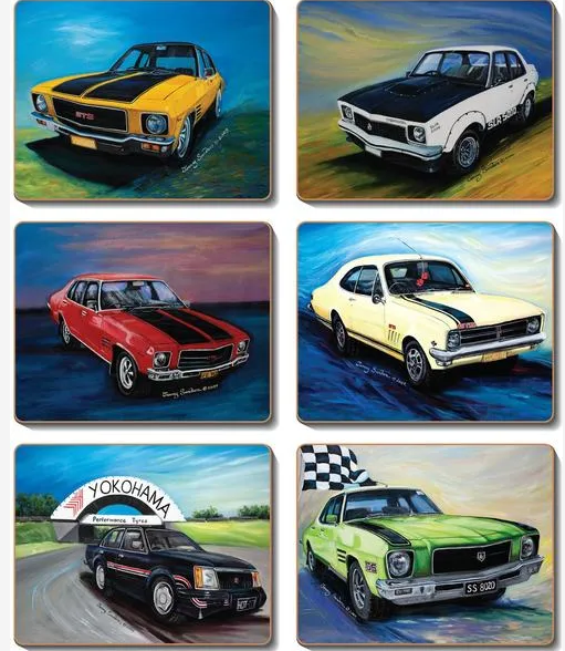 Coasters Hot Class Holden 12x10 cm